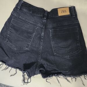 Zara Women's Dark Denim Jean Shorts